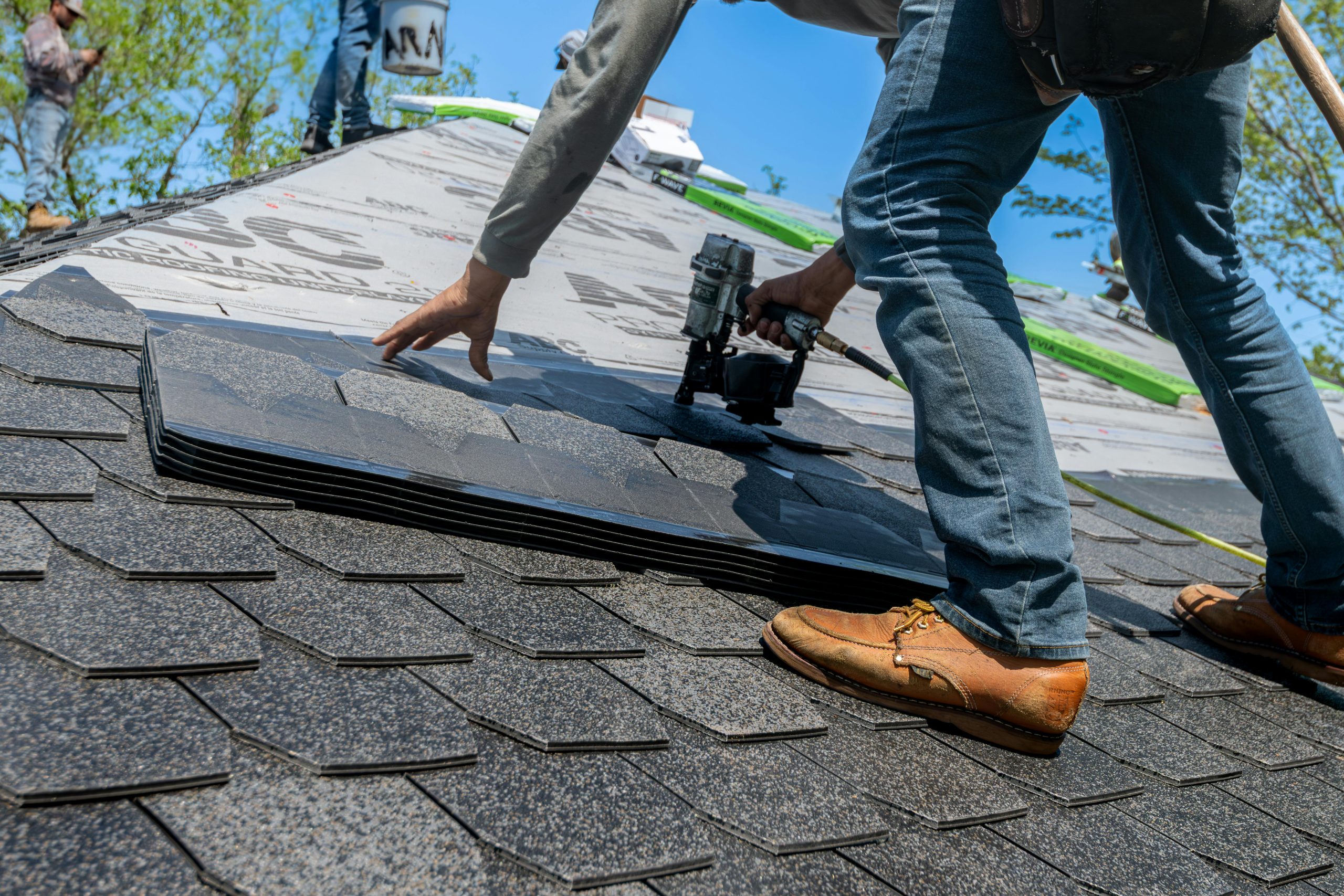 Full roof replacement in Syracuse NY — Graycore Exteriors on-site work example